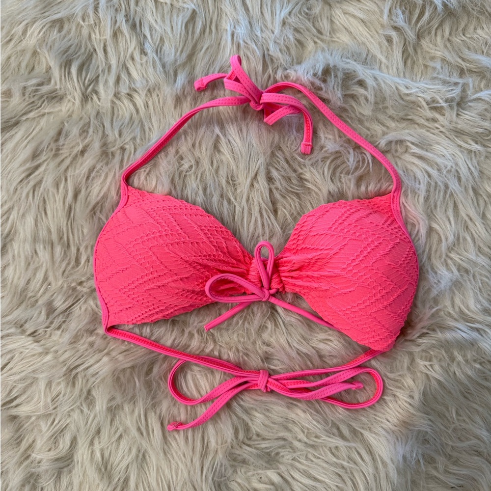 Arizona Jean Company Bright Pink Bikini Top